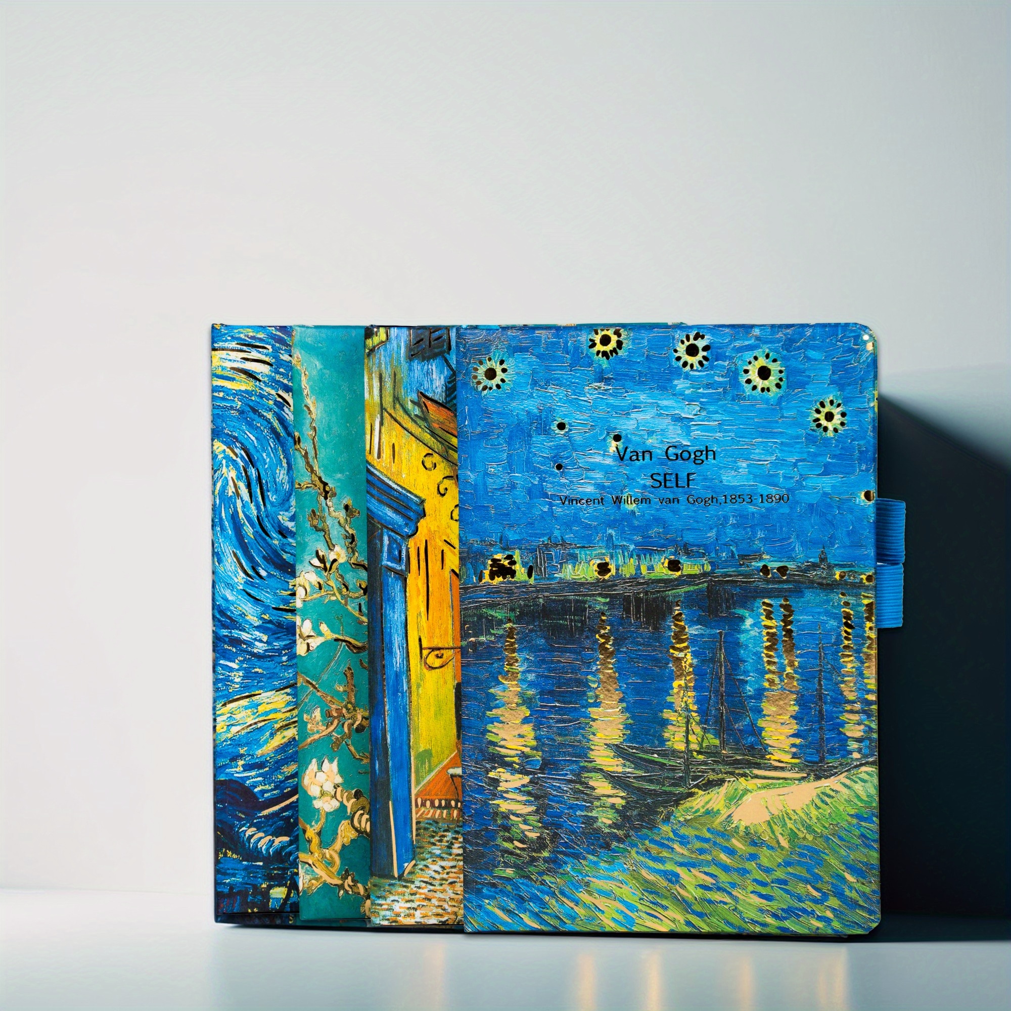 

A5 Van Gogh "starry Night" Hardcover Journal - Paper, College Ruled, Vintage Oil Painting Design For Work, Office & School Supplies