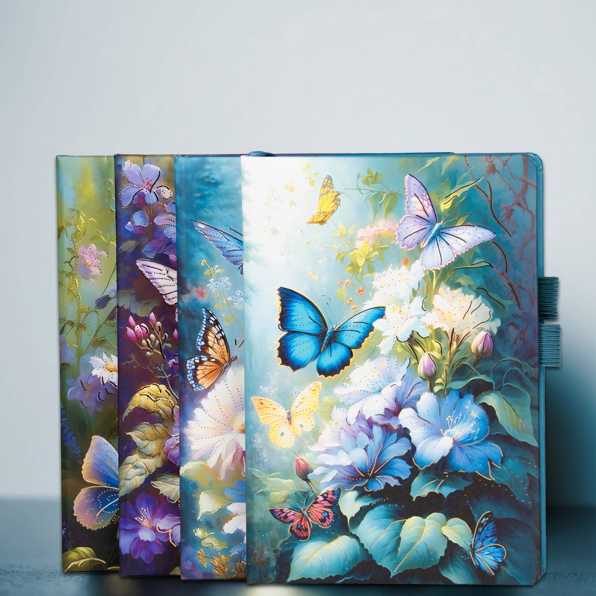 

Butterfly & Floral A5 Journal - 80gsm Thick Ruled Paper, Ideal For School & Office Supplies, Perfect Gift For Teens