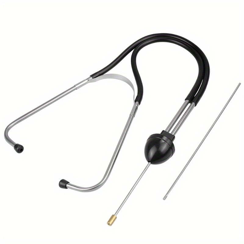 TEMU Professional Auto Engine Stethoscope - Diagnostic Tool For Mechanics, For Identifying Engine Problems &