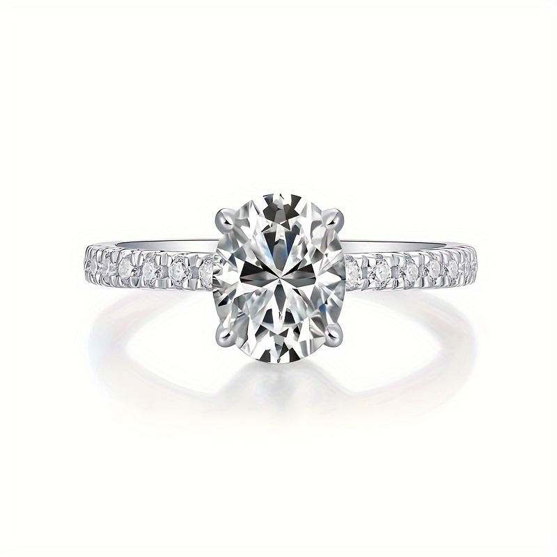 elegant 1 3ct moissanite ring  925 silvery perfect anniversary or mothers day gift for her party girls     details 1