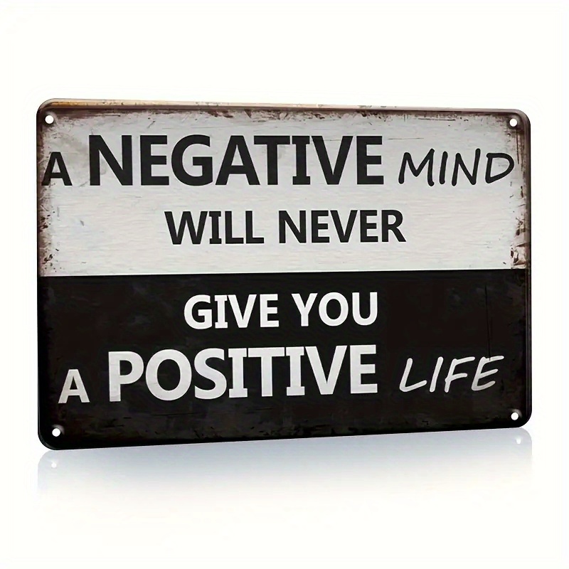 

2pcs Your : Motivational Metal Tin Sign For Home, Office, And More - 8x11.8.