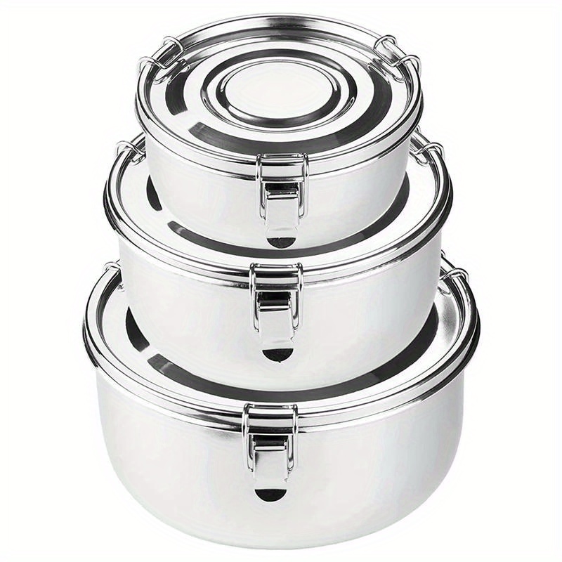 

Original Premium Stainless Steel Food Storage Container Class 304 Leakproof Airtight And Odor Resistant