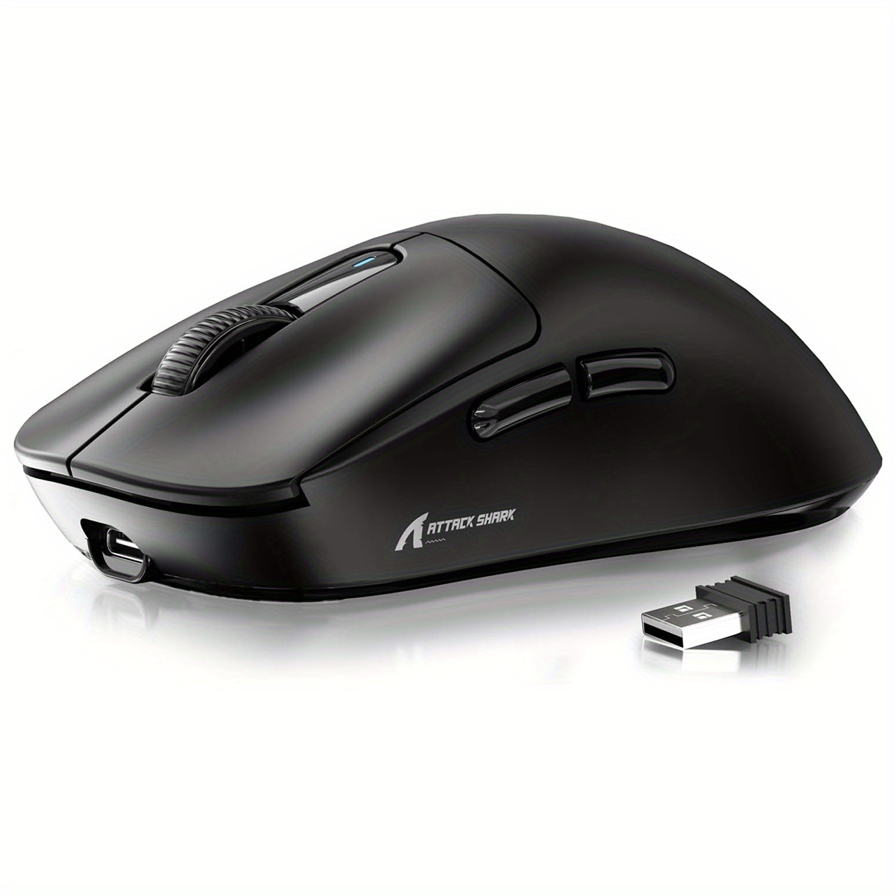 Image of Shark X3 49g Ultralight Mouse, Paw3395 Gaming Sensor, Bt/2.4g Wireless/wired Gaming Mouse, 26000 , 200 Hours Battery, Office Mice For //ps/ (white)