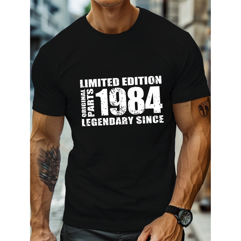 

1984 Limited Edition Print Tee Shirt, Tees For Men, Casual Short Sleeve T-shirt For Summer