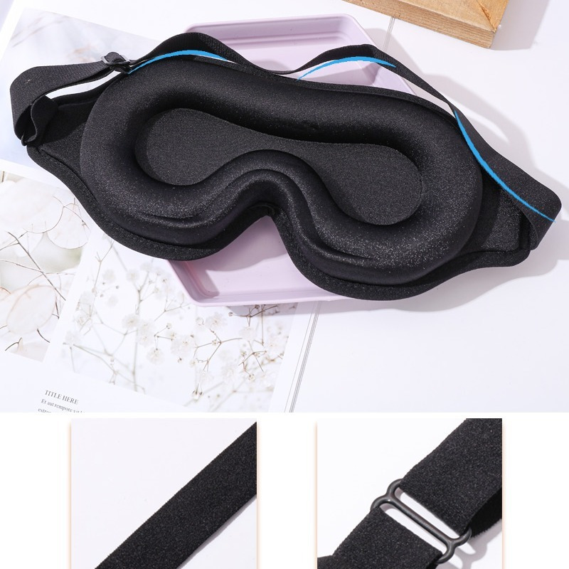 

1pc Blockout Contoured , Sleep Eye Mask For Men And Women