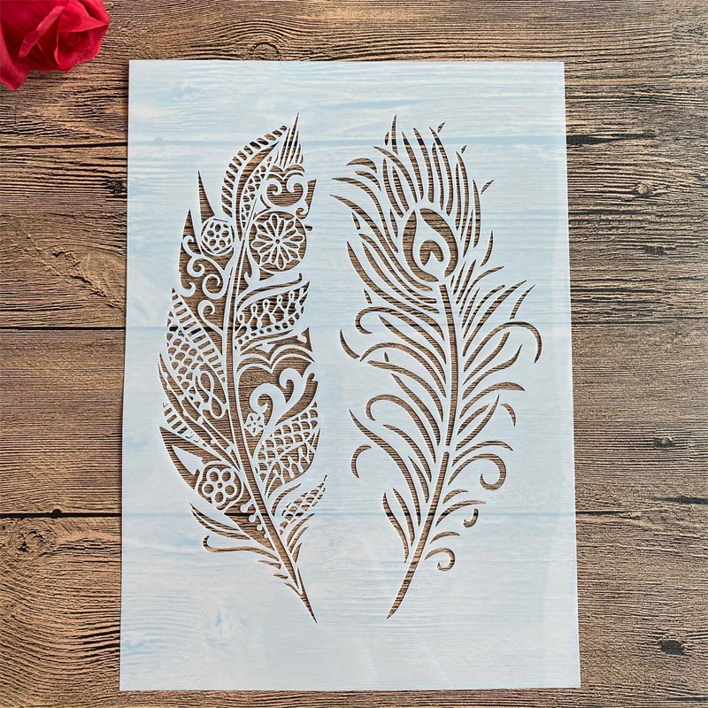 

Reusable, Washable Diy Stencils: A4 Size, Food-grade Pet, Laser-cut, Perfect For Wall Art, Albums, And More