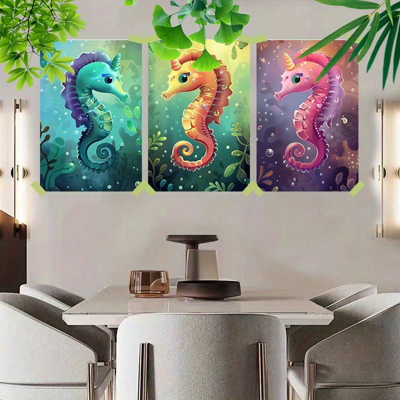 Signes Grimalt Hippocampe Décoration Murale 44 Cm Bleu - Maison & Déco