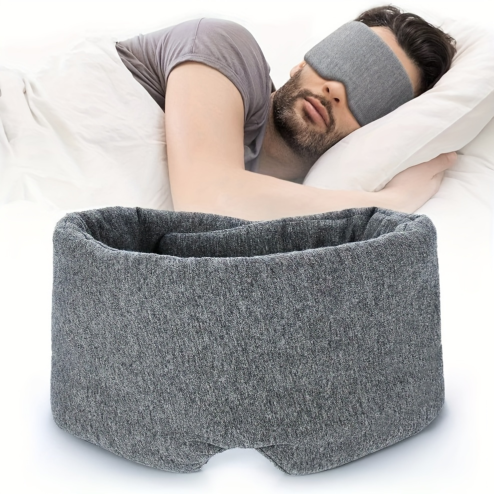 

Comfortable Oversized Full Coverage Eye Mask, Suitable For Sleeping On Trains, Airplanes, And During Travel