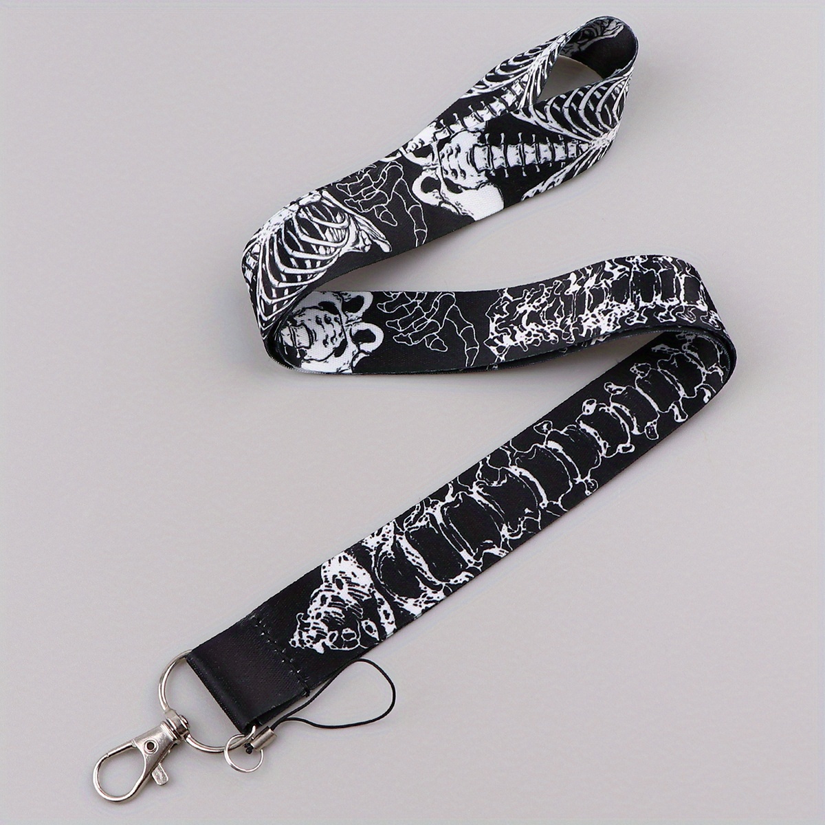Image of Cartoon Neck Strap Lanyards For Keys Keychain Badge Holder Id Credit Card Pass Hang Rope Phone Charm Additions Detachable 1pc