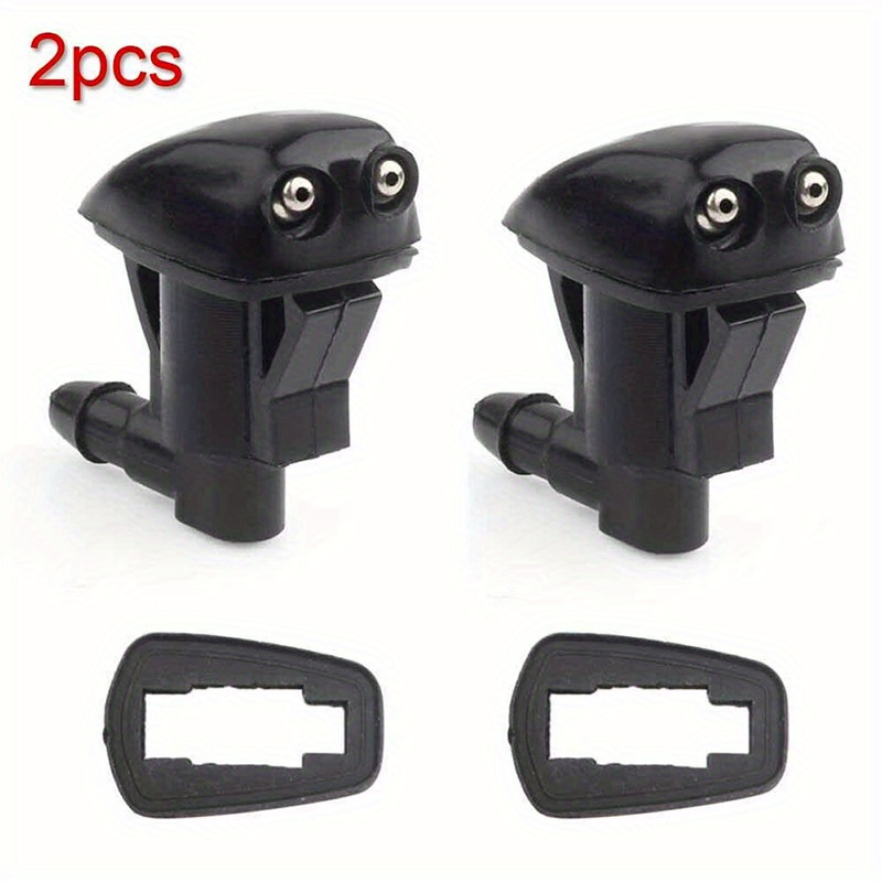 TEMU 2pcs Car Windshield Water Spray Nozzle Universal Models