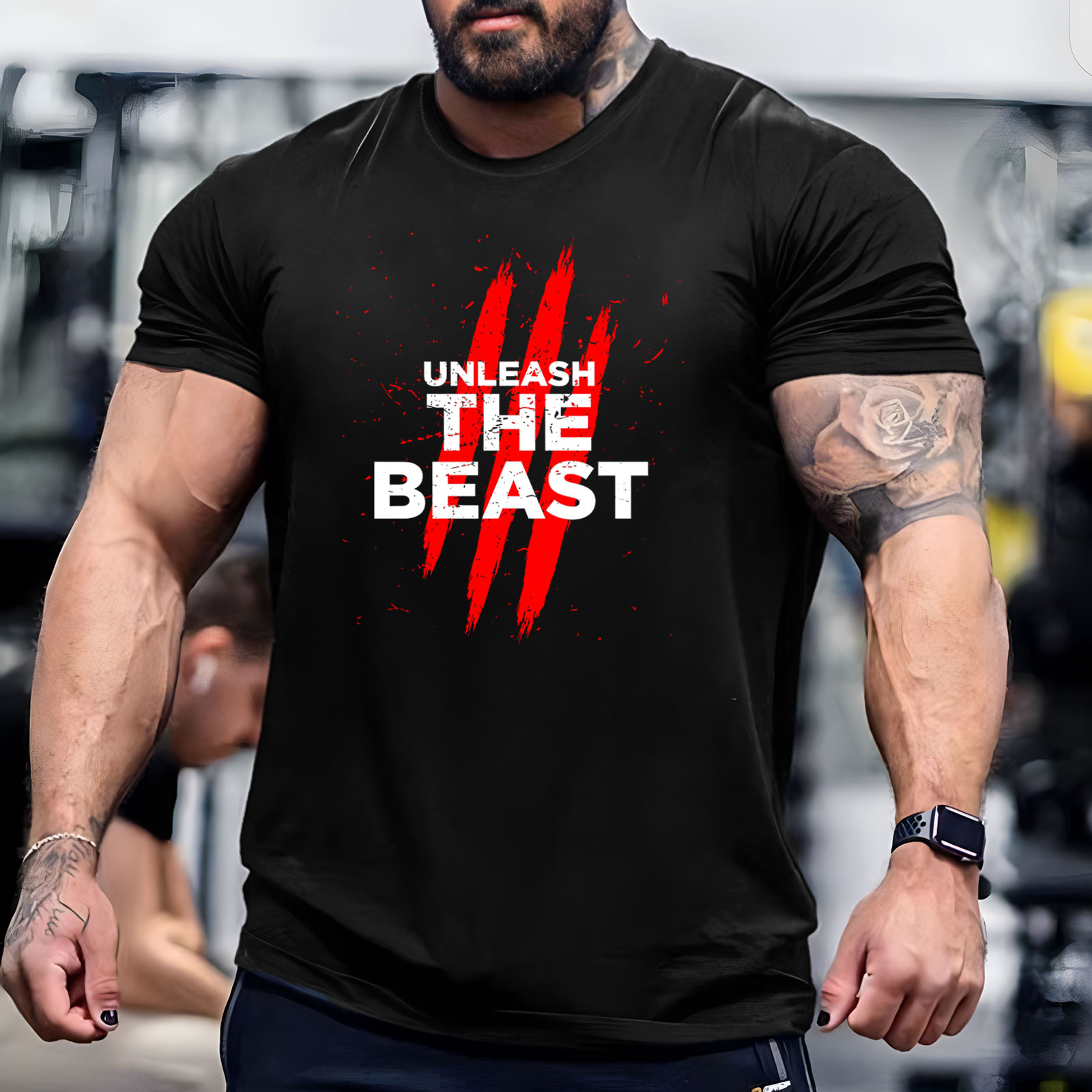 

Men's Plus Size Casual Fashion T-shirt With Letter Print - Crew Neck, Short Sleeve, Tee For All , Plus Size