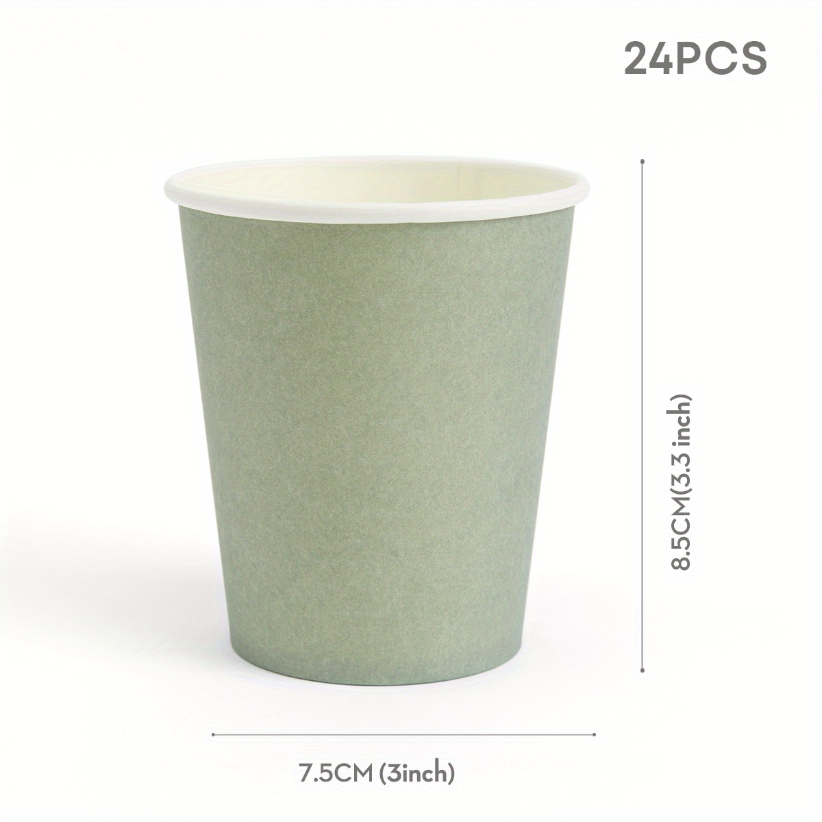 10/24pcs 9-ounce Disposable Party Paper Cups, Multicolor Paper Cups For, Juice, Or Tea, Suitable For Weddings, Parties, Picnics, Bbqs, Travel, Birthdays, For Halloween、christmas