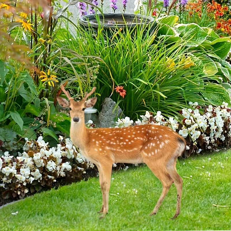 

Charming Double-sided Acrylic Deer Garden Stake - Perfect For Outdoor Lawn & Home Decor, Wedding Accent Deer Home Decor