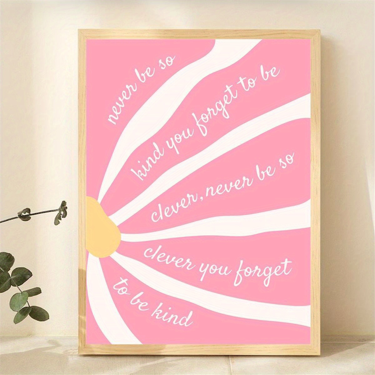 

Swiftie Canvas Art Print - Pink, Unframed Wall Decor For Bedroom, Living Room, Home Office - Modern Classic Style