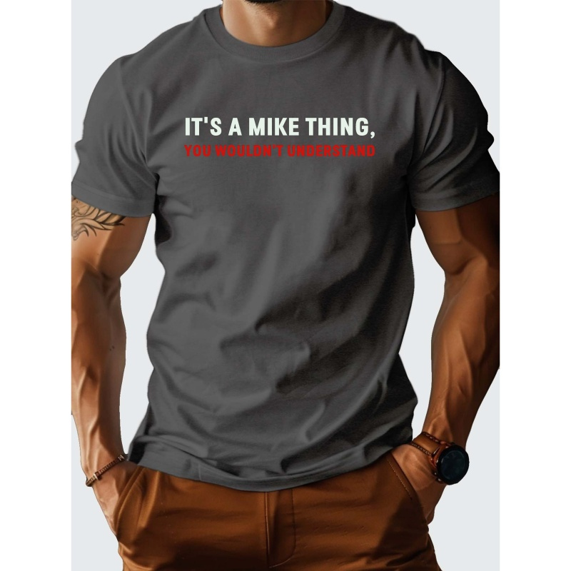 

Mike Thing Pure Cotton Men's Tshirt Comfort Fit
