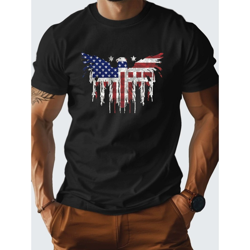 

American Flag T Shirt Design Pure Cotton Men's Tshirt Comfort Fit