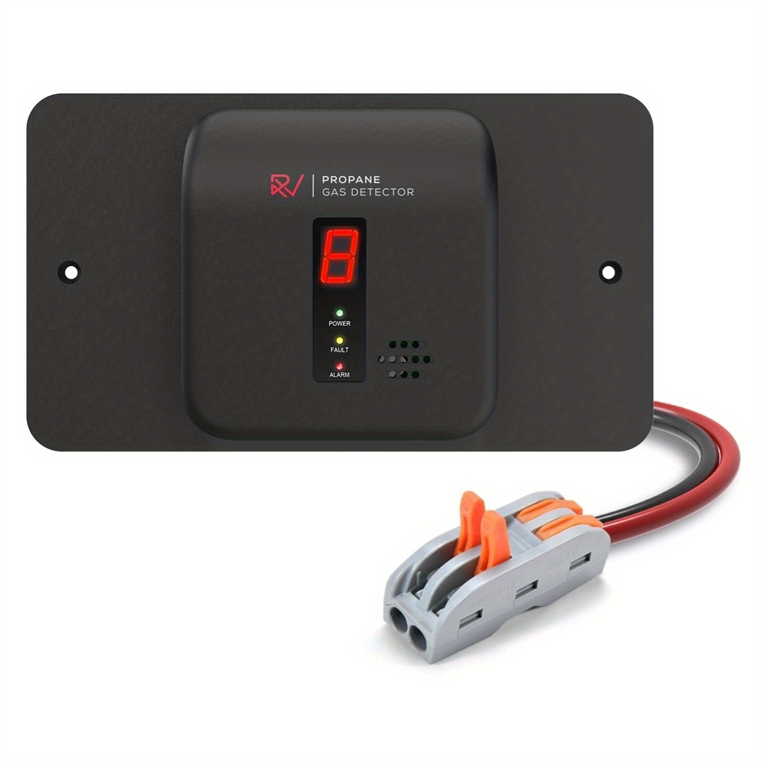 

Rv Propane Gas Detector, R601 Rv Hardwired Dc 12v Gas & Lp Leak Digital Alarm For Motorhome Travel Trailer, Motor , Truck Camper (black)
