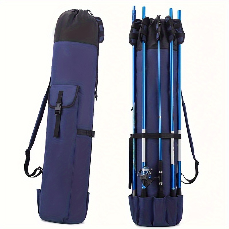 

Waterproof Fishing Pole Bag With Rod Holder, Multi Functional Organizer For Fishing Gear, Ideal Choice For Gifts