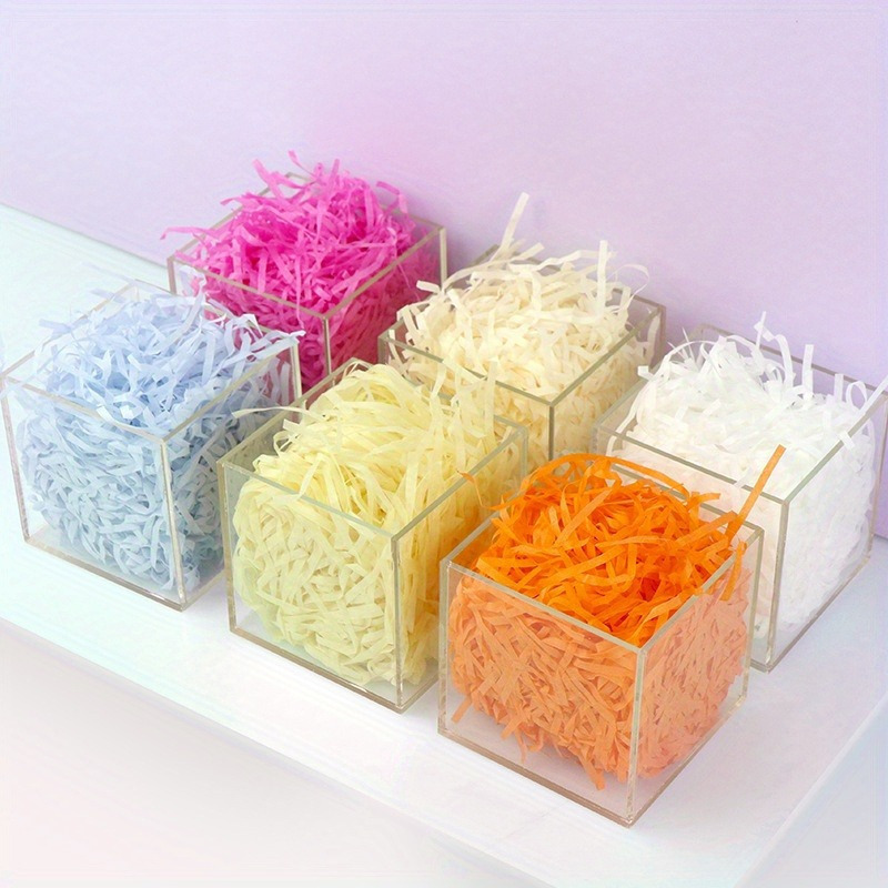Mixed Color Grass Shredded Paper Confetti Recyclable Temu