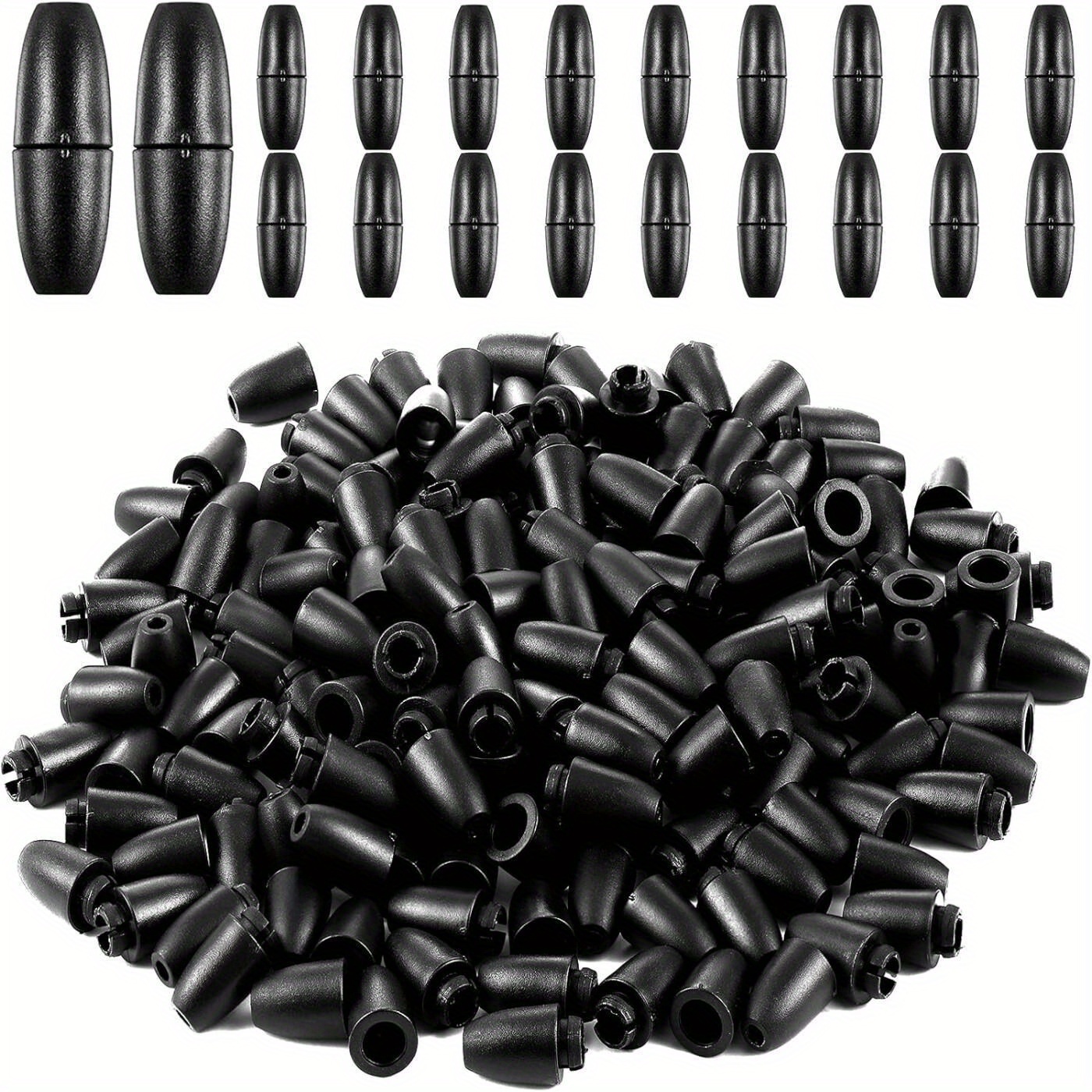 

100-pack Plastic Safety Breakaway Clasps - Barrel Connectors For Diy Necklace & Bracelet Jewelry Crafting Connectors For Jewelry Making Connector Charms For Jewelry Making