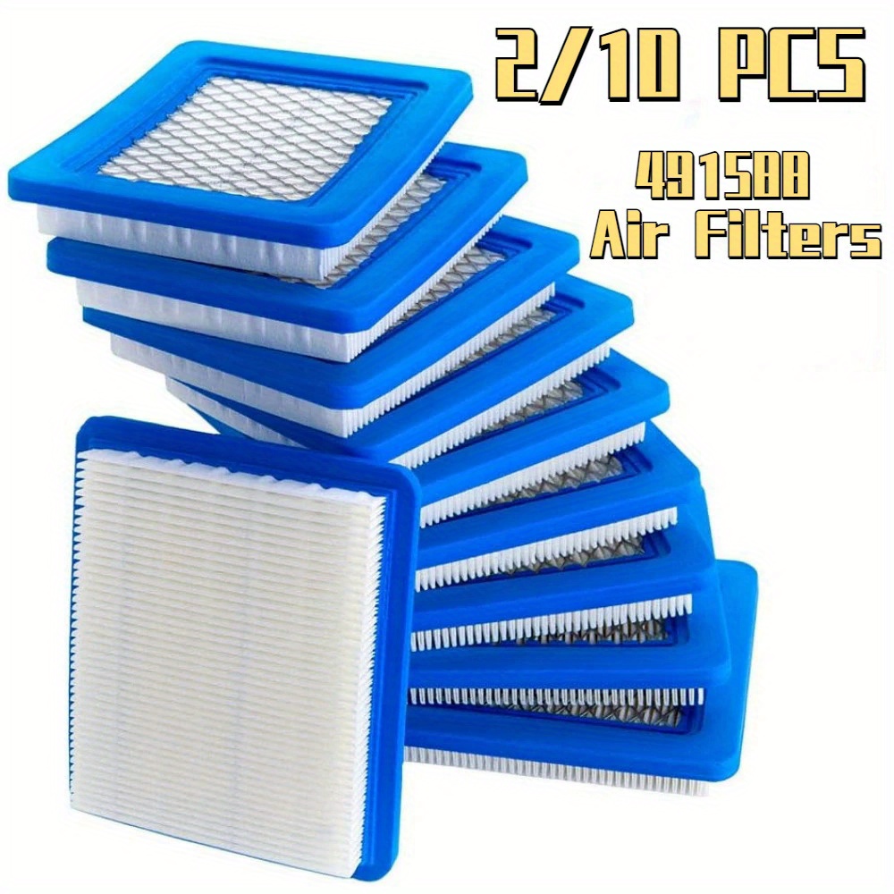 

491588 Lawn Mower Air Filters Replacement: Exact Size, Perfect Fit For , Toro, Craftsman, Honda, Troy- And More