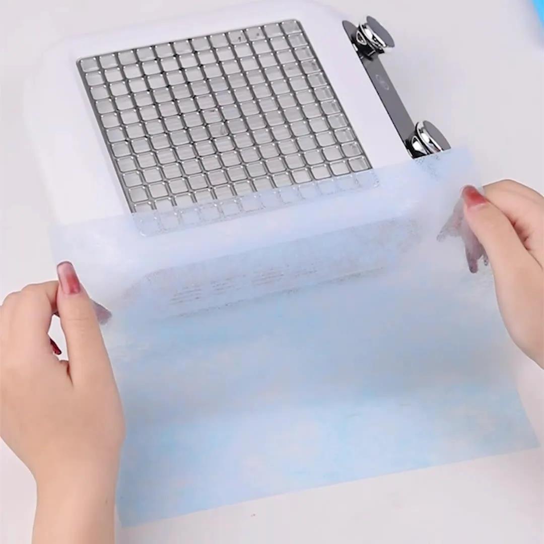 200-Pack Nail Dust Collector Filter Papers – Disposable Non-Woven Sheets For Nail Stations