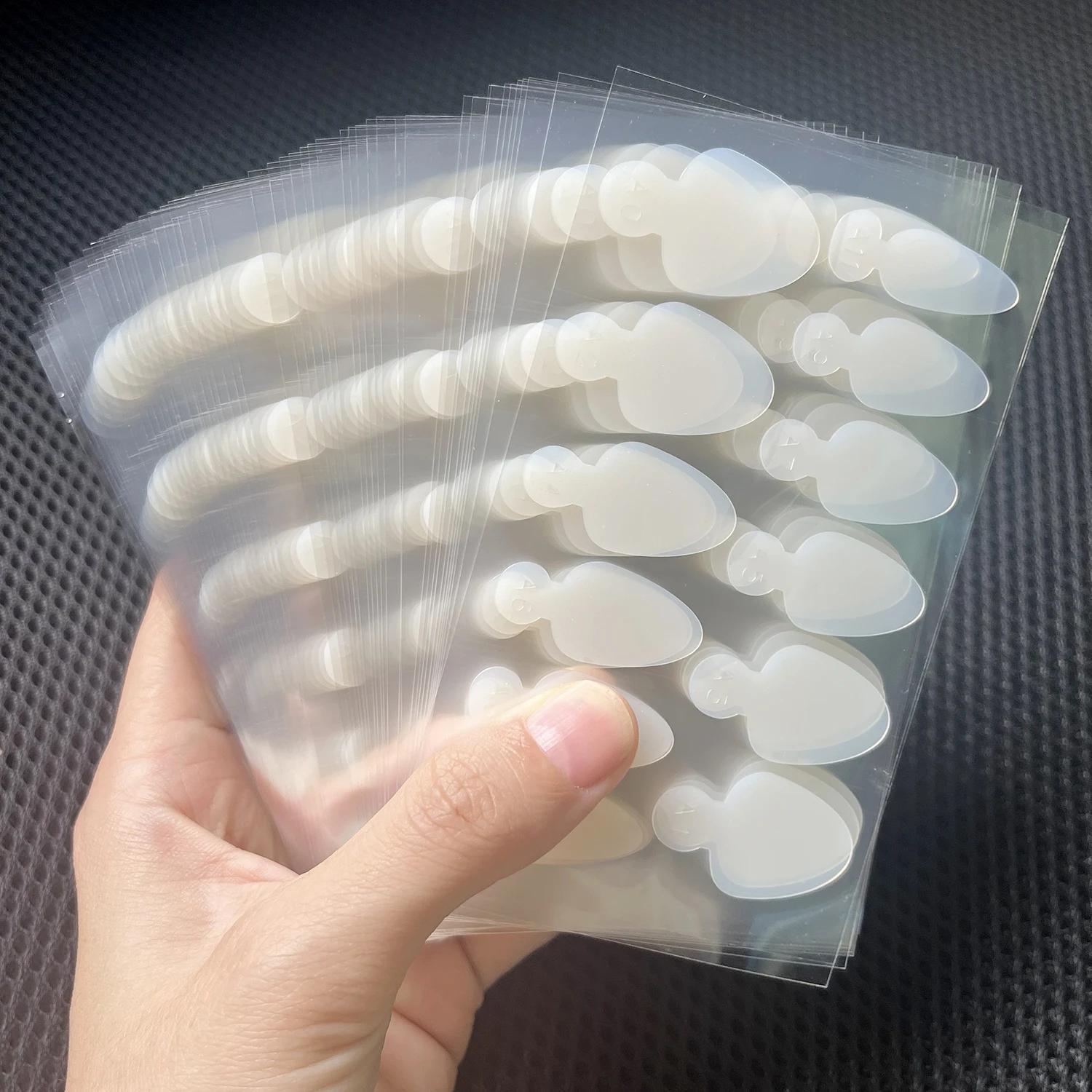 

48pcs Pochoirs de Manucure Française en Silicone Réutilisables - Système à Double pour Gel Poly, Outils d'Art d'Ongle Inodores, Fournitures pour Techniciens d'Ongles