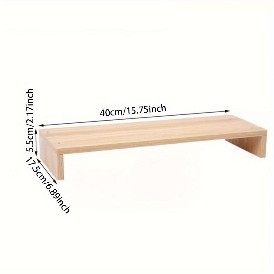 1pc Computers With Elevated Shelves, Laptops With Elevated Shelves, Office Desk Storage Racks, Desktop Storage Racks, Home And Dormitory Office Supplies