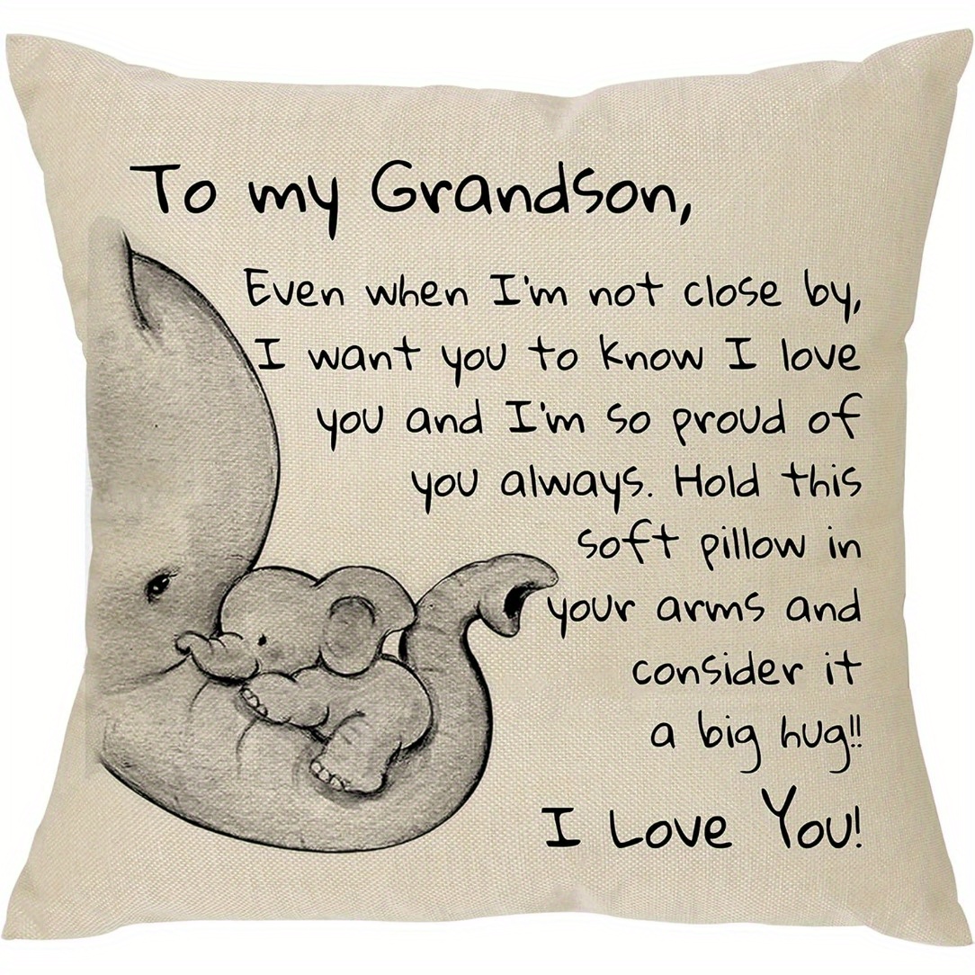 

Gift From Grandma - When Close By To I Love You And I Am So Of You- Gift For Men Teens Boys Throw Pillow Cover Pillowcase