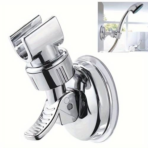 2pcs shower holder 360 degree adjustable self shower head stand bracket suction cup shower head holder bathroom additions