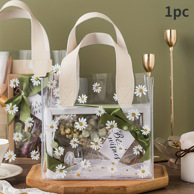 Transparent daisy bag sale