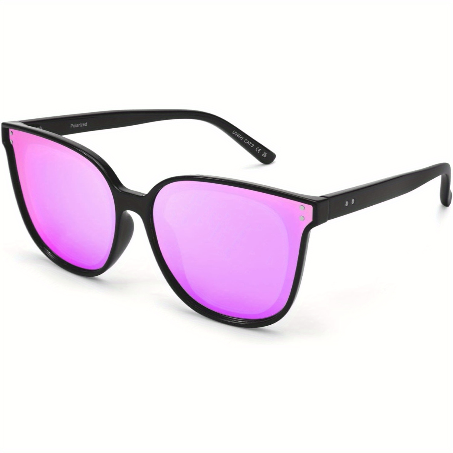 oversized polarized sunglasses women trendy large - Temu display picture 2