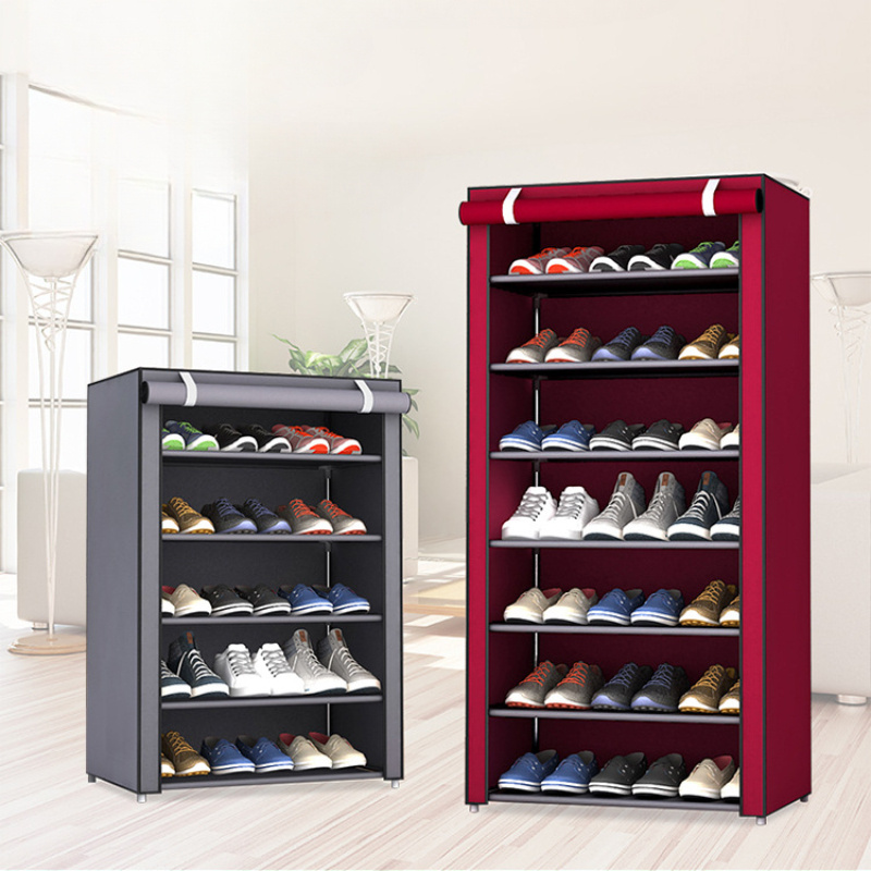 

Classic Floor Mount Shoe Cabinet With Multiple Components - Lockable, Space-saving, Dust-proof Storage Organizer - Easy Assembly For Entryway Or Bedroom Without Electricity Or Wooden Materials.