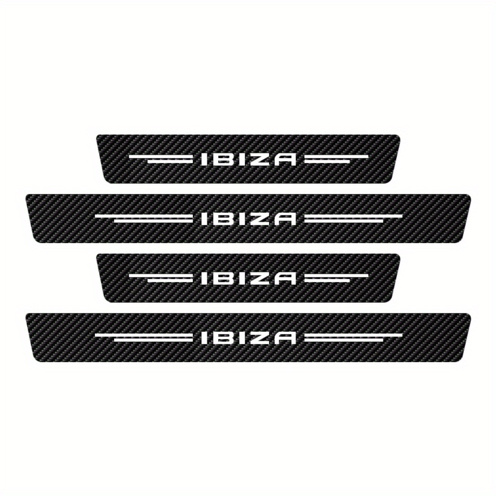 4pcs Car Door Sill Threshold Protector Sticker For