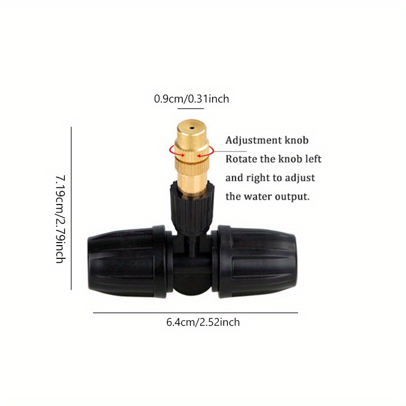 Ugello Spruzzatore Regolabile Per Irrigazione - Ricambio Per Pompe Diserbo - Foto 5