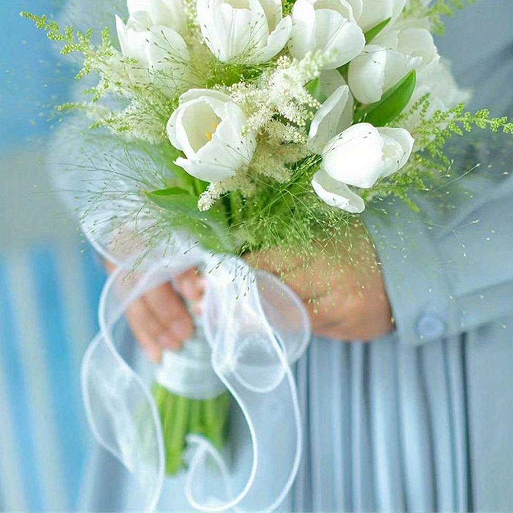 Ruban En Organza Transparent En Mousseline De Soie - 45