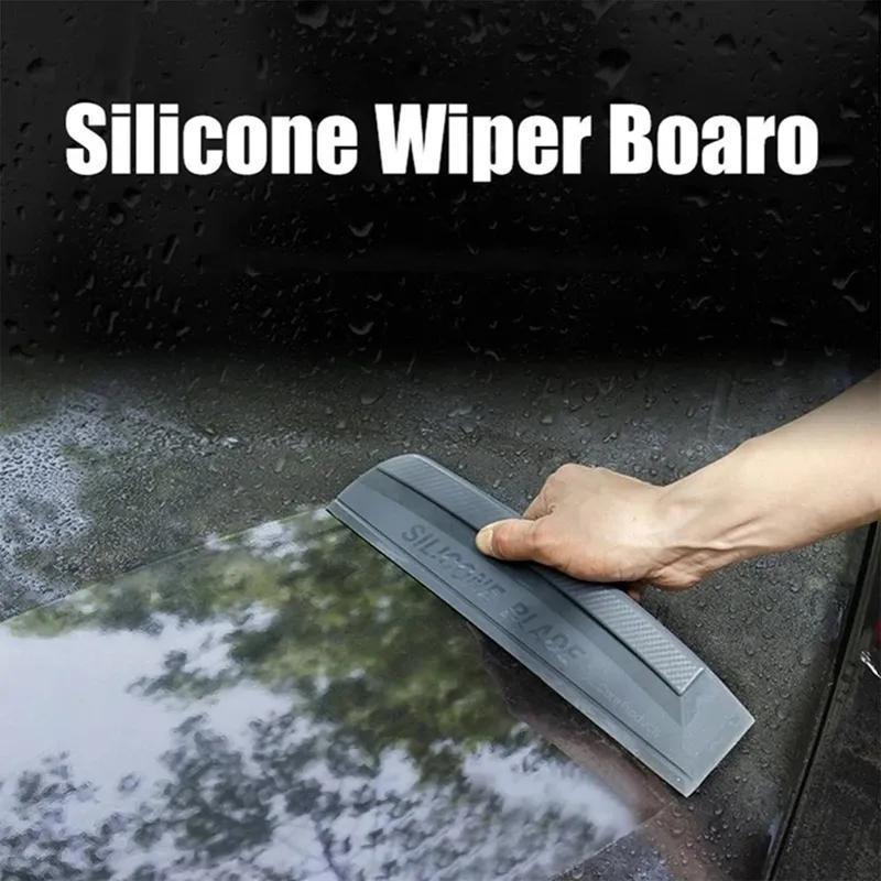 Soft Silicone Windshield Squeegee 1pc Nonscratch Car Wrap Water
