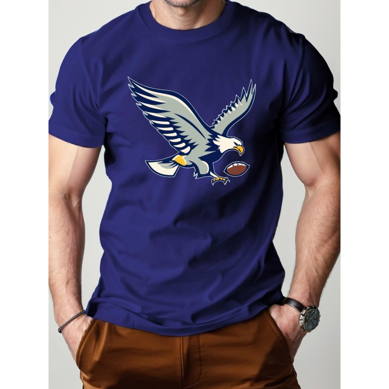 

Football With Eagle Pure Cotton Men's Tshirt Comfort Fit