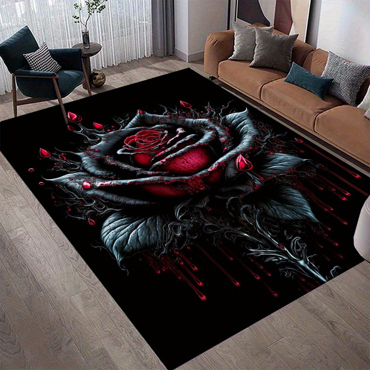 

Pattern Mat - Floor Carpet For Living Room, Bedroom, Bathroom, Laundry & Office Decor