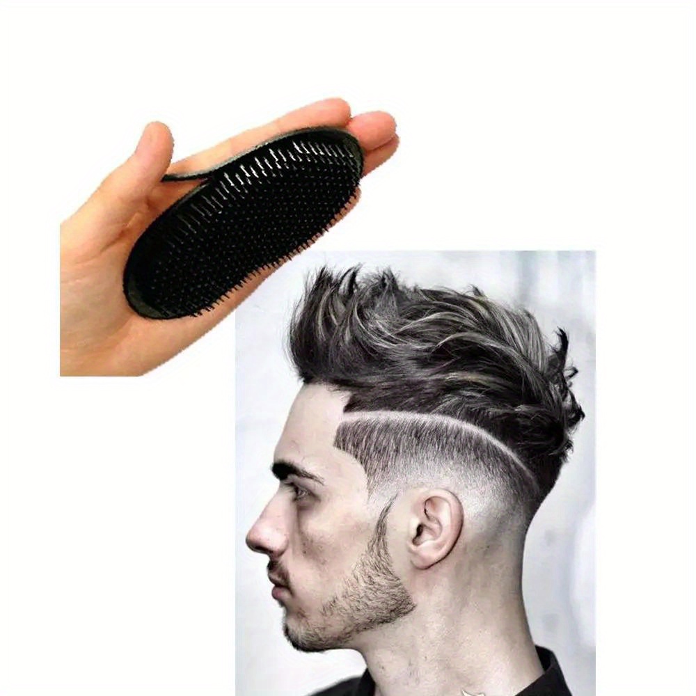 

Compact Scalp Massage Shampoo Brush For Men - Plastic, Ideal For Beard Styling & Hair Care