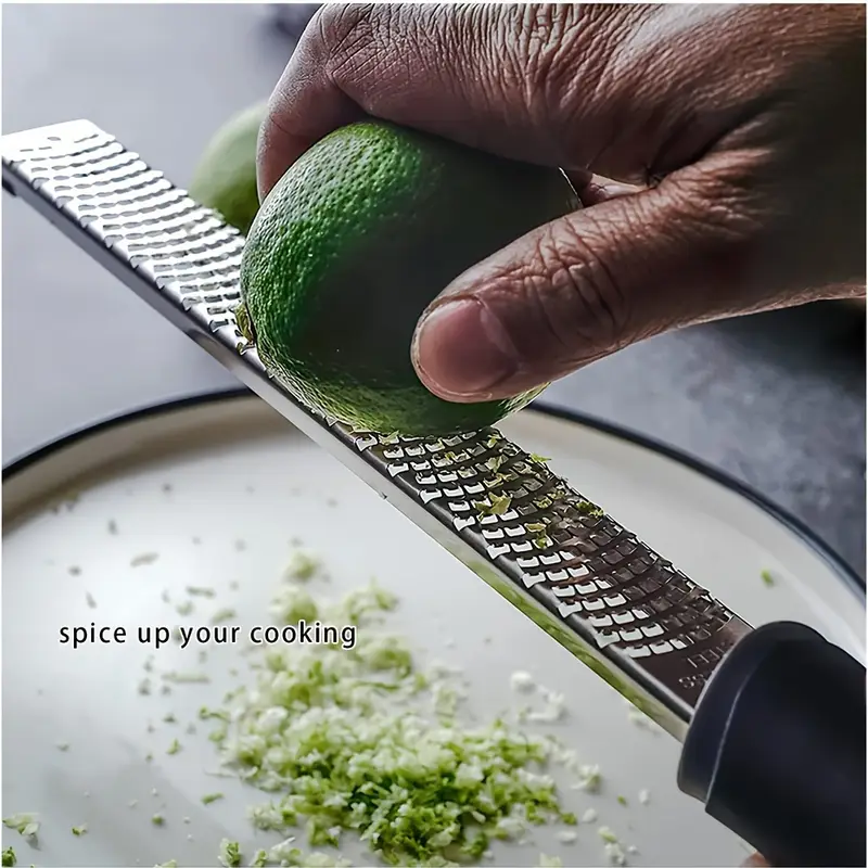 304 Stainless Steel Lemon Zester Cheese Grater details 7