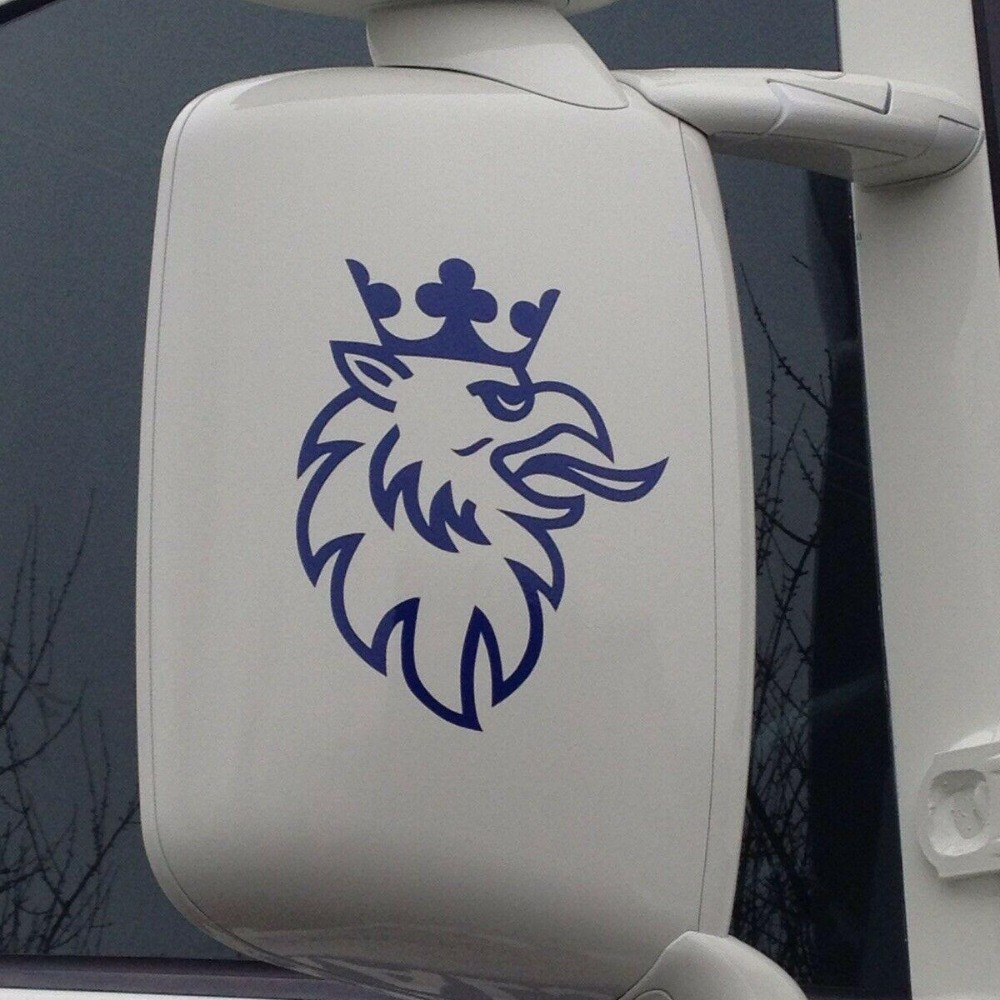 

2pcs Vinyl Eagle Head Decals - Car Mirror & Bumper Stickers For Trucks & Vehicles