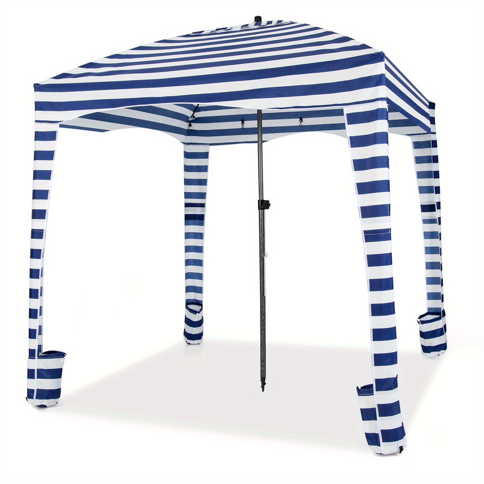 

Tangkula 6 X 6ft Foldable Beach Cabana Tent W/ Carrying Bag Detachable