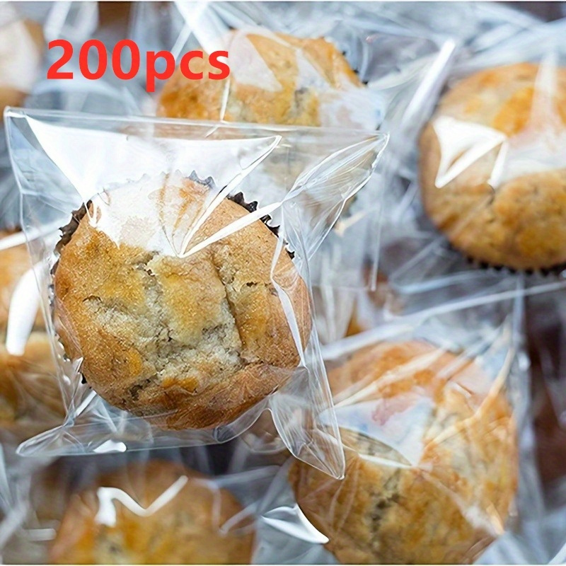 TEMU 200pcs -sealing Clear Bags - For  , Gifts, Favors & | Resealable Plastic Packaging