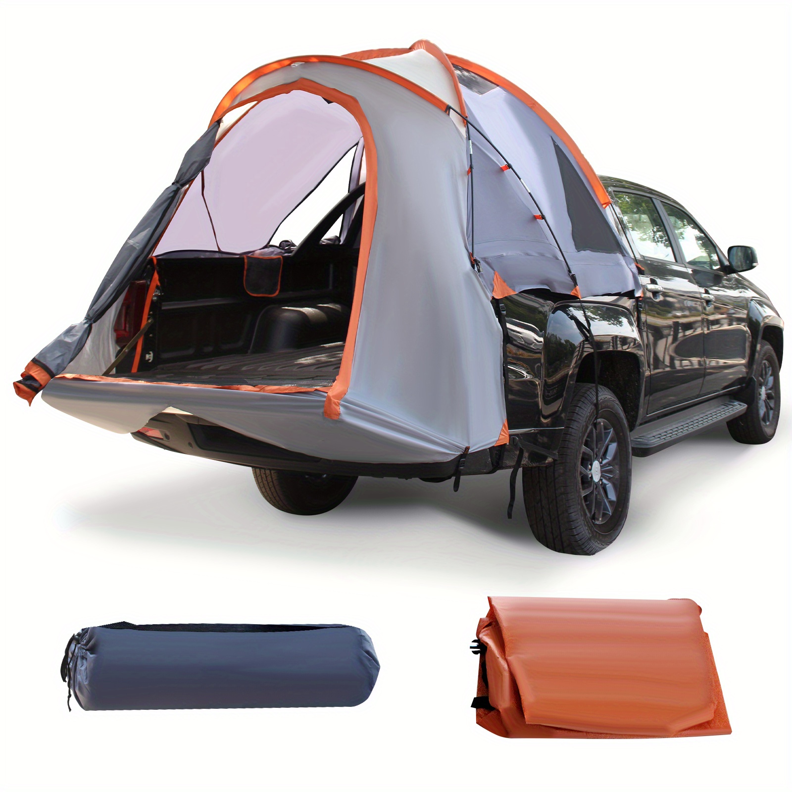 

Safstar 5'-5.2' Compact Short Bed Truck Tent Portable Pickup Carry Bag Outdoor Travel, For Photography