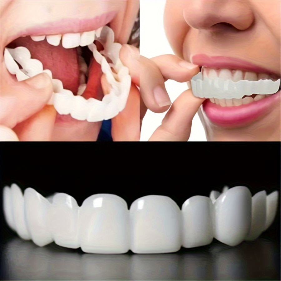 

Invisible Teeth Braces For Adults - Food-grade, Nontoxic Material | Covers Gaps, Yellow Spots & Buckteeth | Confident Smile Enhancer