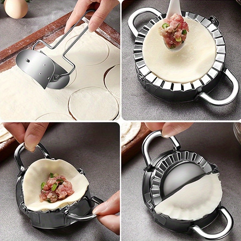 stainless steel dumpling maker   for homemade dumplings kitchen kitchenware details 0