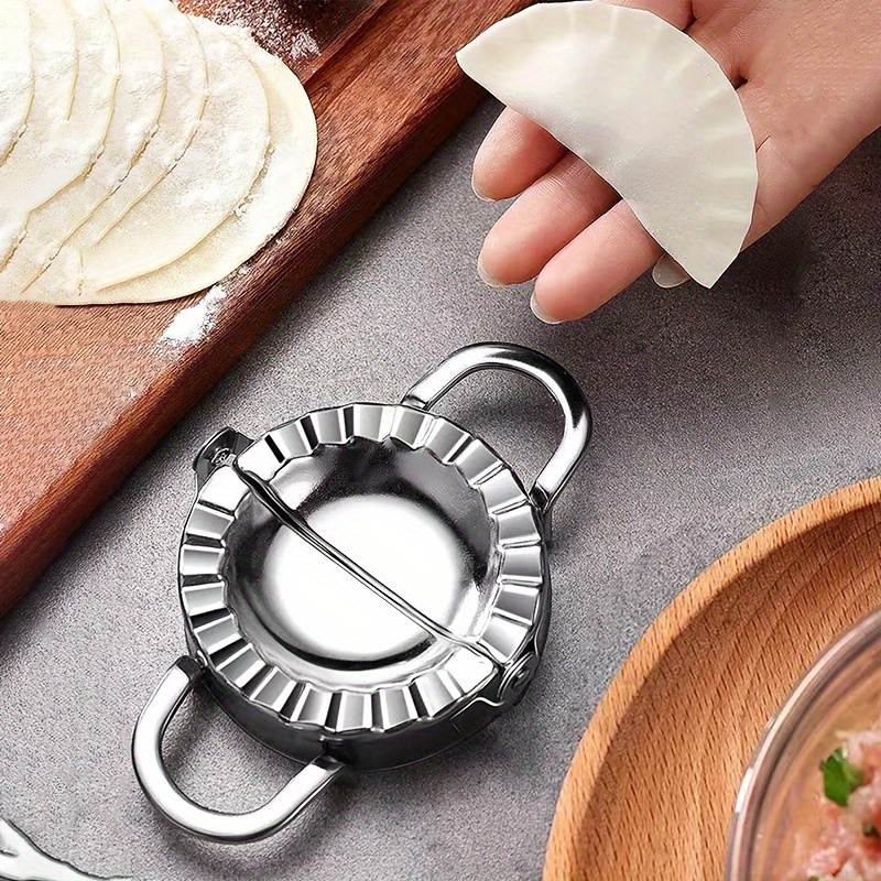 stainless steel dumpling maker   for homemade dumplings kitchen kitchenware details 4