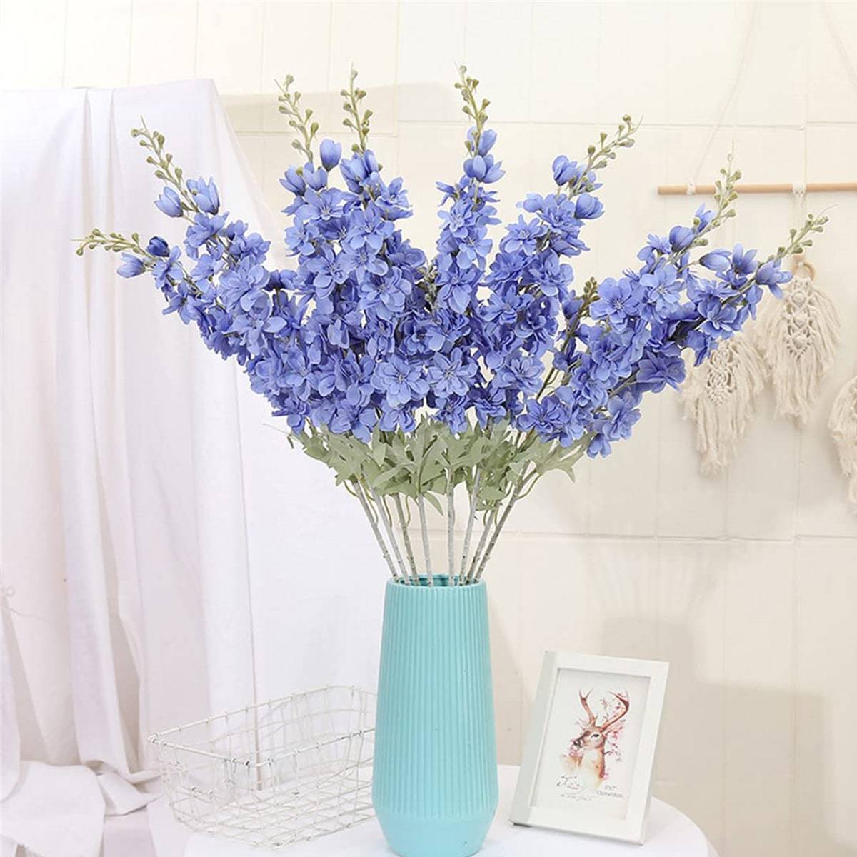 

6 Pcs Flowers 33.5in Artificial Flowers Flowers Flower Long Stem Artificial Flowers For Tall Vase For Home Garden Arrangement Decoration