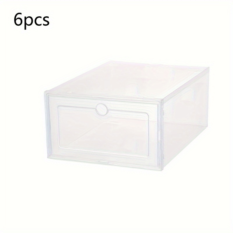 TEMU Clear Plastic Boxes For Storage: Drawer-type , Moisture- And Dust-, For Assembly, Suitable For Wall Display